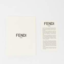 Fendi Grey Romano Selleria Leather Peekaboo ISeeU Briefcase 