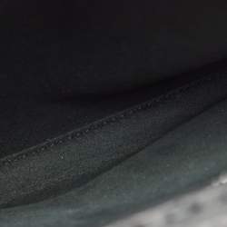 Pre Owned Fendi Grey Selleria Leather Mini Fit Top Handle Bag