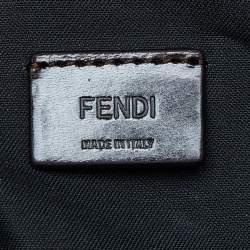 Fendi Yellow Selleria Leather Flat Baguette Messenger Bag