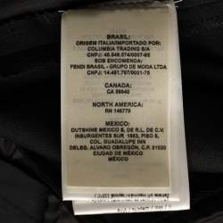 Fendi Black Wool Blend Trouser L