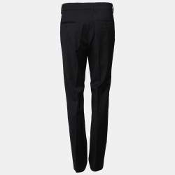 Fendi Navy Blue Wool Blend Trouser M