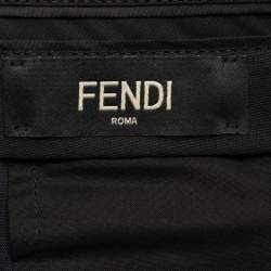 Fendi Navy Blue Wool Blend Trouser M