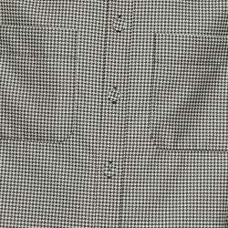 Fendi Black/White Houndstooth Patterned Reversible Jacket M