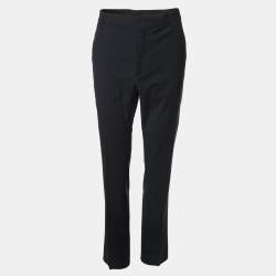 Fendi Blue Imperial Stretch Wool Blend Trouser M