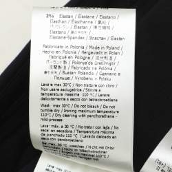 Fendi Blue Imperial Stretch Wool Blend Trouser M