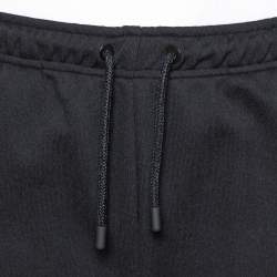 Pre Owned Fendi Black Knit Logo Printed Paneled Joggers L