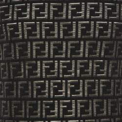 Fendi Black Monogram Wool Sheer Detail Jumper S