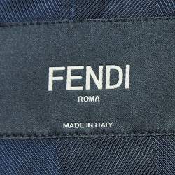 Fendi Navy Blue Wool Single Breasted Suit L
