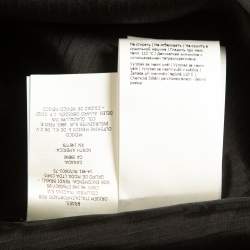 مملوكة مسبقًا Fendi Black Pinstripe Crepe Long Sleeve Shirt XL