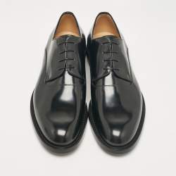 Fendi Black Leather Lace Up Oxfords Size 43