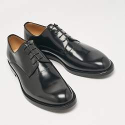 Fendi Black Leather Lace Up Oxfords Size 43