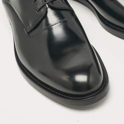 Fendi Black Leather Lace Up Oxfords Size 43