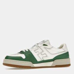 Fendi White/Green Match Sneaker Size EU 42