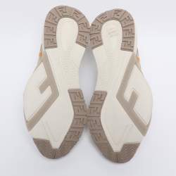 Pre Owned Fendi Multicolor Mesh and Rubber Flow Sneakers Size 41