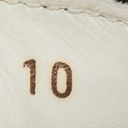 Pre Owned Fendi Black Leather Slip On Sneakers Size 44