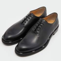 Fendi Black Leather Lace Up Oxford Size 42.5