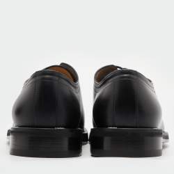 Fendi Black Leather Lace Up Oxford Size 42.5