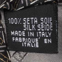 Fendi Brown FF Patterned Silk Tie