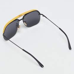 Fendi Black/Yellow FF M0095/G/S Frame Aviators Sunglasses