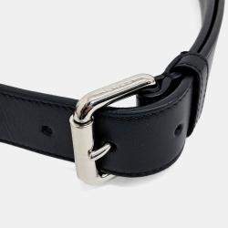 مملوكة مسبقًا حزام فندي جلد أسود