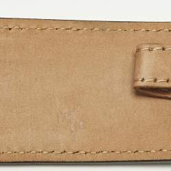 Pre Owned Fendi Roma 1925 100 CM Buckle Belt Black Zucca Coated Canvas