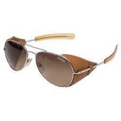 Fendi Brown/Black Gradient FS5215L Aviator Sunglasses