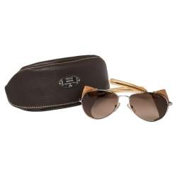 Fendi Brown/Black Gradient FS5215L Aviator Sunglasses