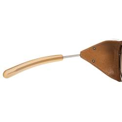 Fendi Brown/Black Gradient FS5215L Aviator Sunglasses
