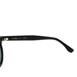 Fendi Black/Green FF 0214/S Round Sunglasses