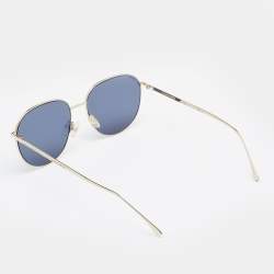 Fendi Gold Tone/ Blue FF 0379/G/S Aviator Sunglasses