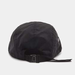 Fendi Black FF Logo Embossed Baseball Cap One Size