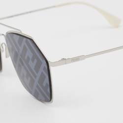Fendi Black/White FF Eyeline Sunglasses