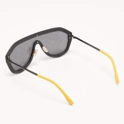Fendi Black/Yellow Mirrored FFM0039/G/S Fabulous Shield Sunglasses