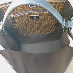 Fendi Fit Tempesta Multicolor Leather 1974 Peekaboo X-Lite Top Handle Bag