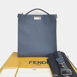 Fendi Fit Tempesta Multicolor Leather 1974 Peekaboo X-Lite Top Handle Bag