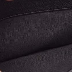 مملوكة مسبقًا Fendi Black Selleria Leather Wristlet Clutch