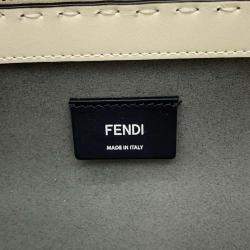 Fendi Ivory Leather Medium suitcase