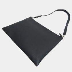 Fendi Dark Blue Leather After Roma Shoulder Bag 
