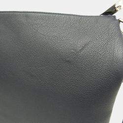 Fendi Dark Blue Leather After Roma Shoulder Bag 