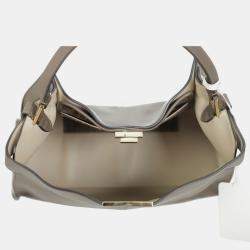 Fendi Brown Leather Large Peekaboo X-Lite Tote bag