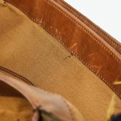 Fendi Tobacco Zucca Canvas and Leather Flap Messenger Bag