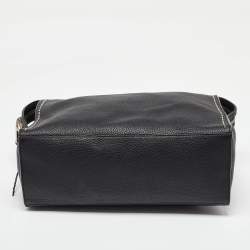 Fendi Black Selleria Leather Lui Briefcase