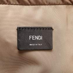 Fendi Beige Nylon FF Logo Changing Bag