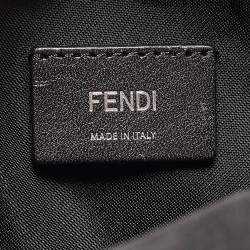 Fendi Navy Blue/Black Nylon and Leather Bugs Backpack