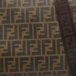 Fendi Tobacco Zucca Coated Canvas Messenger Bag