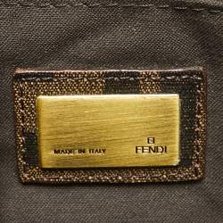 Fendi Tobacco Zucca Coated Canvas Messenger Bag