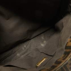 Fendi Tobacco Zucca Coated Canvas Messenger Bag