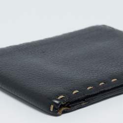 Fendi Black Selleria Leather Bifold Wallet