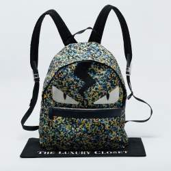 Fendi Multicolor Nylon Monster Eyes Backpack