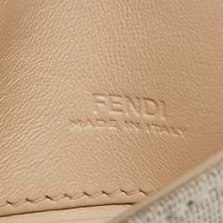 Fendi Multicolor Zucca Canvas Nano Baguette Charm Bag
